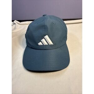 Adidas Golf Relaxed 2 Strapback Adjustable Hat Cap Arctic Blue White Lightweight